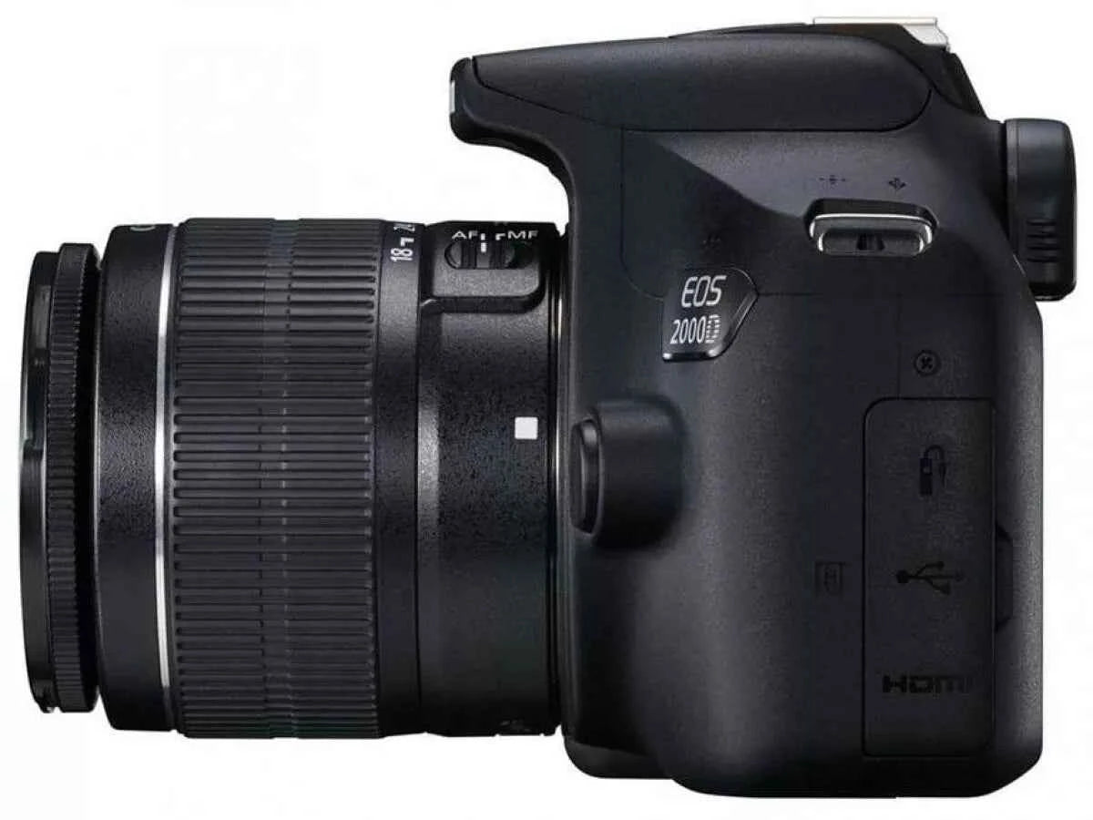 Canon EOS 2000D / Rebel T7 24.1MP DSLR Camera with EF-S 18-55mm f/3.5-5.6 III Lens