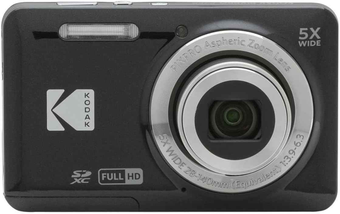 Kodak PIXPRO FZ55 (Black) Bundle - Friendly Zoom Camera with 32GB SD, Case & Charger