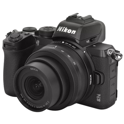Nikon Z50 Mirrorless Digital Camera 20.9 MP with NIKKOR Z DX 16-50mm f/3.5-6.3 VR Lens - Addisoncrafts