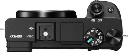 Sony Alpha a6400 Mirrorless Camera (Body Only) - Black