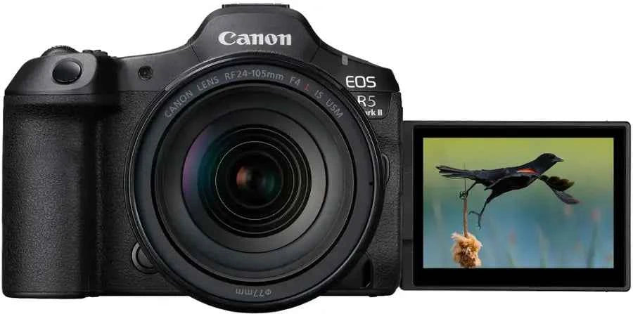 Canon - EOS R5 Mark II 8K Video Mirrorless Camera (Body Only) - Black