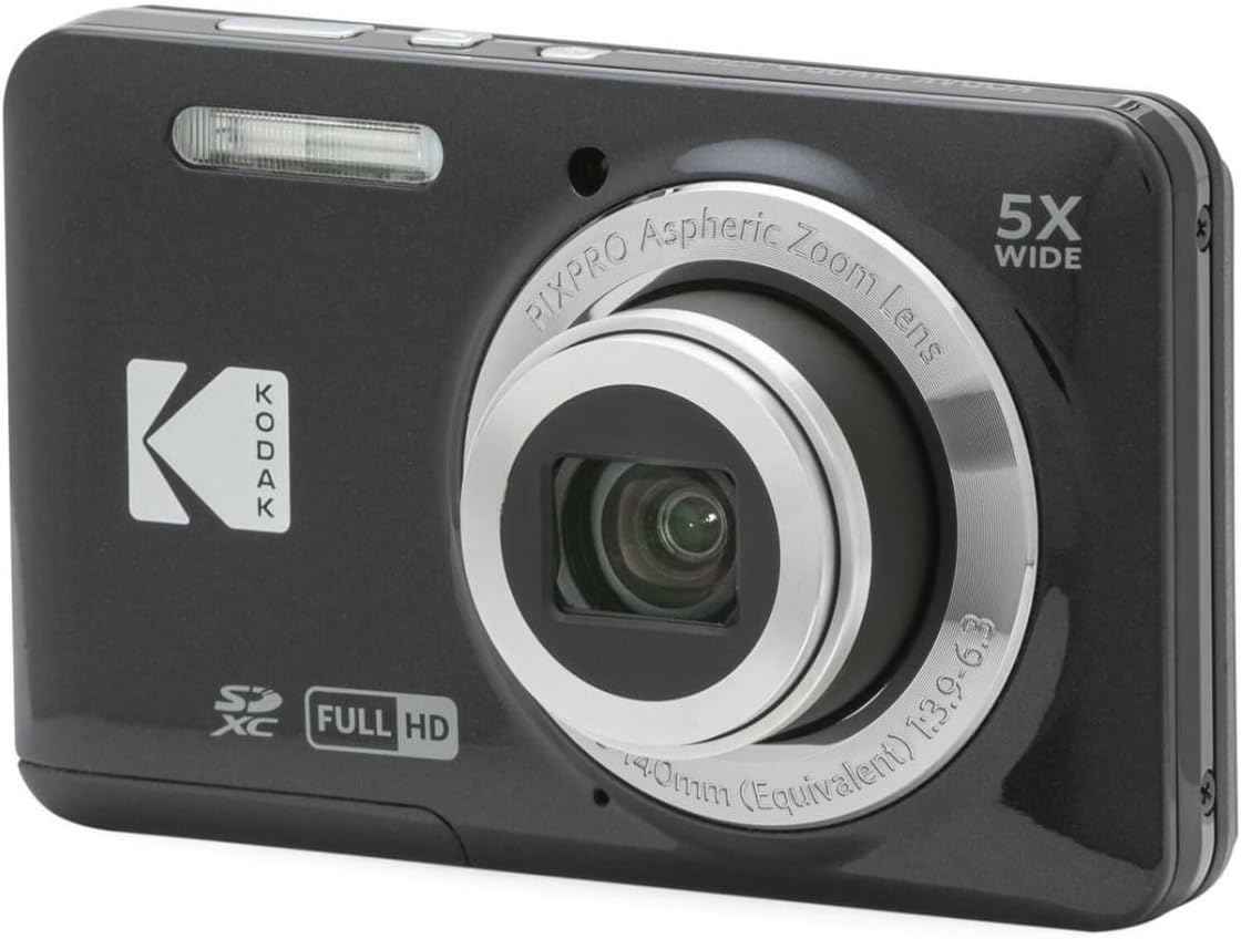 Kodak PIXPRO FZ55 (Black) Bundle - Friendly Zoom Camera with 32GB SD, Case & Charger
