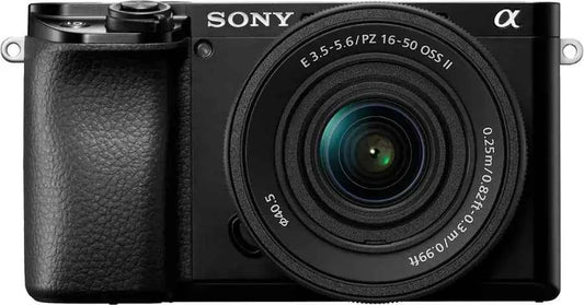 Sony Alpha a6100 Mirrorless 4K Video Camera with E PZ 16-50mm Lens - Black
