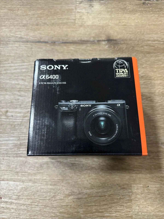 Sony Alpha a6400 Mirrorless Digital Camera with 16-50mm Lens (ILCE-6400L/B)