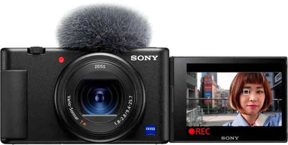 Sony ZV-1 - 20.1MP Digital Camera for Content Creators and Vloggers - Black