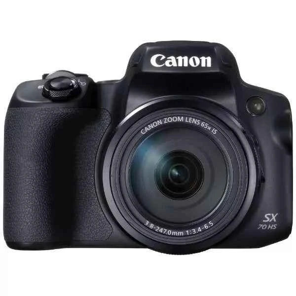 Canon PowerShot SX70 HS Compact Digital Camera - Black