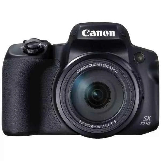 Canon PowerShot SX70 HS Compact Digital Camera - Black