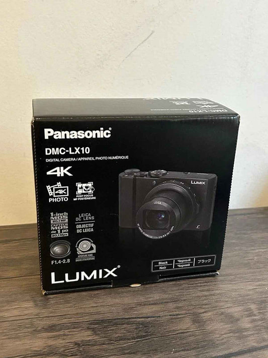 Panasonic LUMIX DMC-LX10 20.1MP Digital Camera – Black (Kit with 24–72mm Lens)