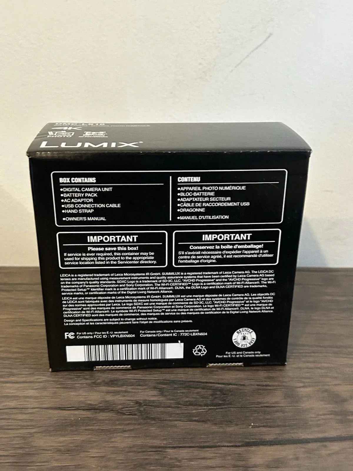 Panasonic LUMIX DMC-LX10 20.1MP Digital Camera – Black (Kit with 24–72mm Lens)