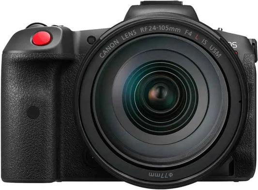 Canon EOS R5 C 8K Video Mirrorless Cinema Camera with RF24-105mm f/4 L IS USM Lens - Black