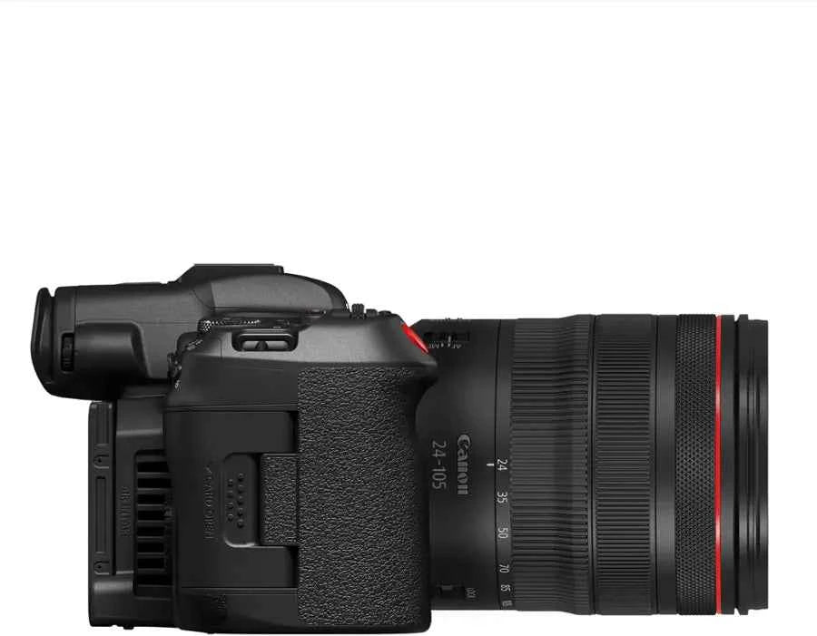 Canon EOS R5 C 8K Video Mirrorless Cinema Camera with RF24-105mm f/4 L IS USM Lens - Black