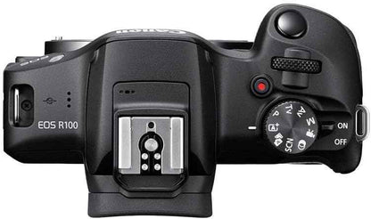 Canon EOS R100 Mirrorless Camera + RF-S 18-45mm IS STM Lens Kit