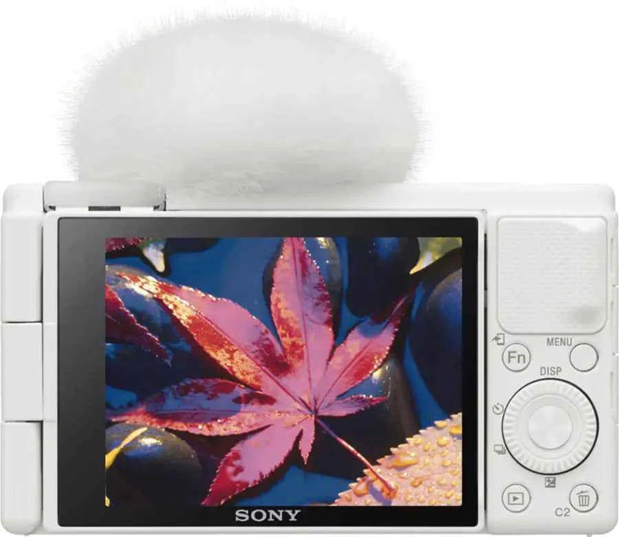 Sony ZV-1 - 20.1MP Digital Camera for Content Creators and Vloggers - White