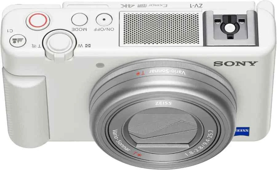 Sony ZV-1 - 20.1MP Digital Camera for Content Creators and Vloggers - White