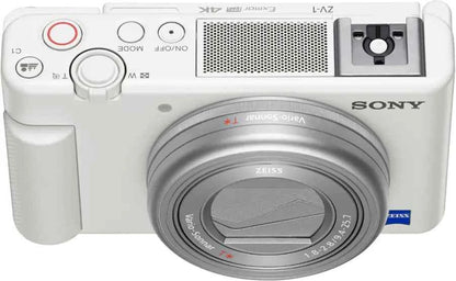 Sony ZV-1 - 20.1MP Digital Camera for Content Creators and Vloggers - White