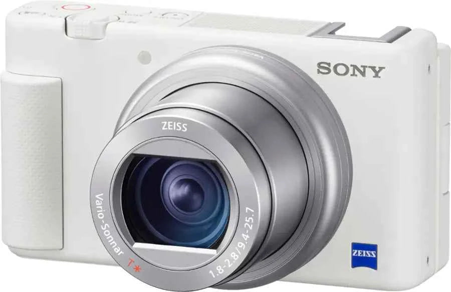 Sony ZV-1 - 20.1MP Digital Camera for Content Creators and Vloggers - White