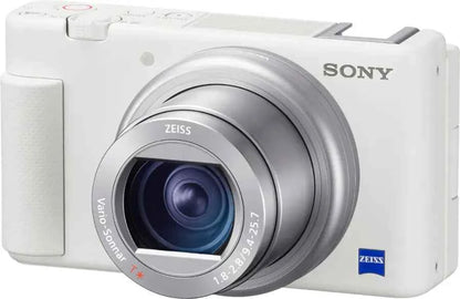 Sony ZV-1 - 20.1MP Digital Camera for Content Creators and Vloggers - White