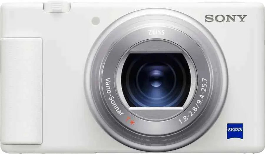 Sony ZV-1 - 20.1MP Digital Camera for Content Creators and Vloggers - White