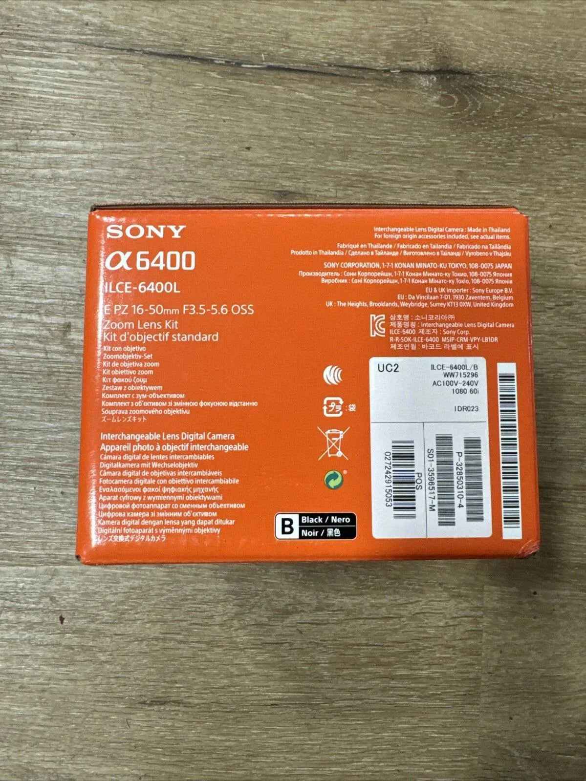 Sony Alpha a6400 Mirrorless Digital Camera with 16-50mm Lens (ILCE-6400L/B)