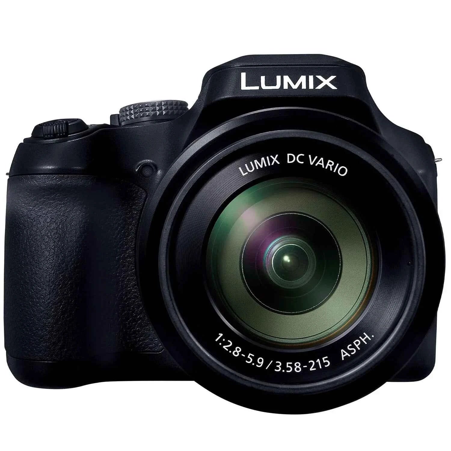 Panasonic LUMIX FZ80D Point and Shoot 4K Digital Camera with 20-1200mm Lens - Black