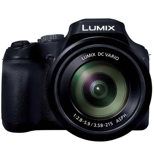 Panasonic LUMIX FZ80D Point and Shoot 4K Digital Camera with 20-1200mm Lens - Black