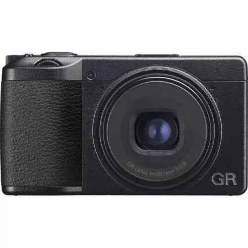 Ricoh GR III HDF f/2.8 Compact Digital Camera - Black Single Focus Lens