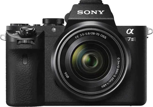 Sony Alpha a7 II Full-Frame Mirrorless Video Camera with 28-70mm Lens - Black