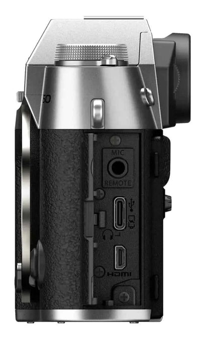 Fujifilm X-T50 Mirrorless Camera Body Only - Silver